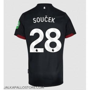 West Ham United Tomas Soucek #28 Vieraspaita 2024-25 Lyhythihainen